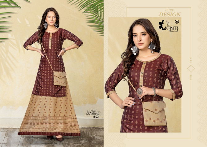 Kinti Hellaro 18 Ethnic Wear Wholesale Kurti With Bottom Catalog
